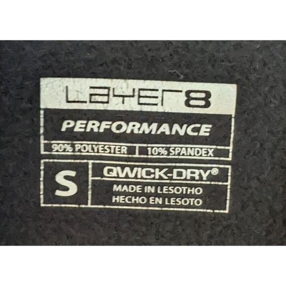 Layer 8 Shirt Mens S Gray Performance Base Layer Long Sleeve Qwick-Dry Active - Picture 3 of 6